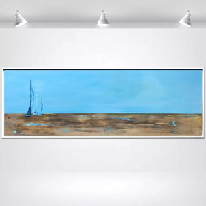 Sailing Silence (2025) Acrylic painting by Edelgard Schroer