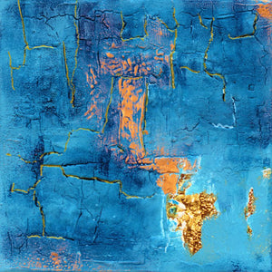 Traces of Gold (2025) Acrylic painting by Edelgard Schroer