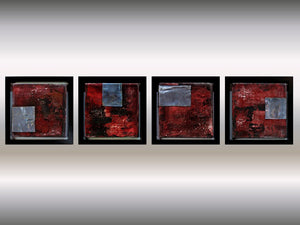 Metallic Echoes (2025) Acrylic painting by Edelgard Schroer