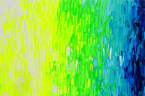 YGB - Bold Neon Abstract Painting Palette Knife