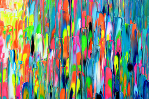 Gypsy Girl in Paris III Abstract Textured Art