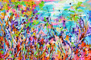 Seascape Landscape Painting Windy Shore