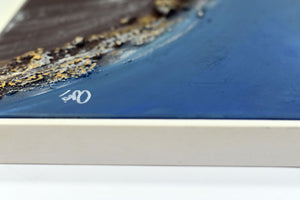 Liquid Horizon 2025 Acrylic painting by Edelgard Schroer