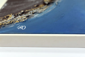 Liquid Horizon 2025 Acrylic painting by Edelgard Schroer