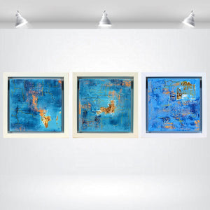 Traces of Gold (2025) Acrylic painting by Edelgard Schroer