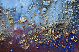 Midnight Ember (2025) Acrylic painting by Edelgard Schroer