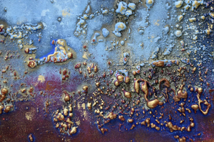 Midnight Ember (2025) Acrylic painting by Edelgard Schroer