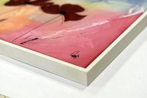 Scarlet Breeze (2025) Acrylic painting by Edelgard Schroer