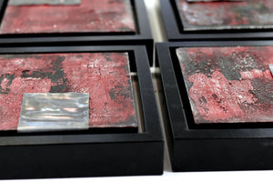 Metallic Echoes (2025) Acrylic painting by Edelgard Schroer