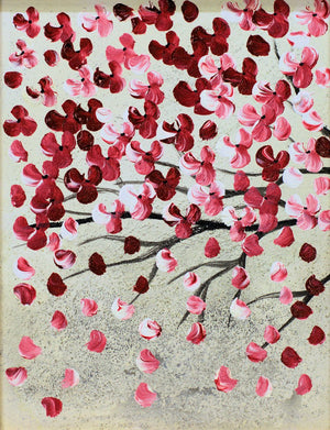 Spring Days in Japan (2025) Acrylic painting by Edelgard Schroer