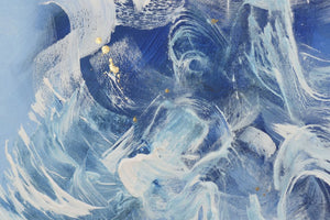 Azure Flow 2025 Acrylic painting by Edelgard Schroer