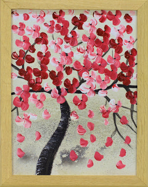 Spring Days in Japan (2025) Acrylic painting by Edelgard Schroer