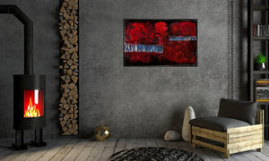 Lead Silence (2025) Acrylic painting by Edelgard Schroer