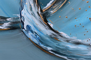 Ocean Loop (2025) Acrylic painting by Edelgard Schroer