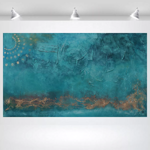 Sun Traces (2025) Acrylic painting by Edelgard Schroer