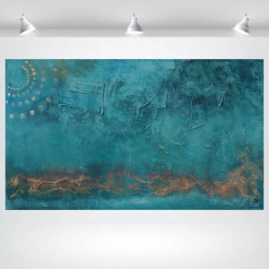 Sun Traces (2025) Acrylic painting by Edelgard Schroer