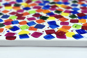 Dancing Pixels 2025 Acrylic Painting by Edelgard Schroer