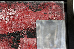 Metallic Echoes (2025) Acrylic painting by Edelgard Schroer