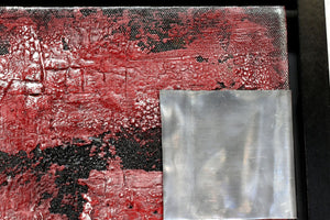 Metallic Echoes (2025) Acrylic painting by Edelgard Schroer