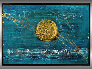 Solar Gold 2025 Acrylic Painting by Edelgard Schroer