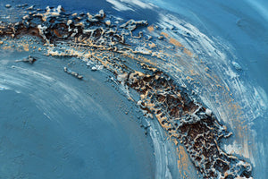 Liquid Horizon 2025 Acrylic painting by Edelgard Schroer