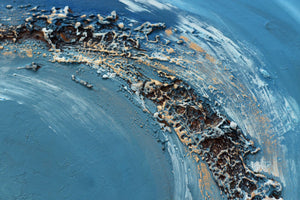 Liquid Horizon 2025 Acrylic painting by Edelgard Schroer