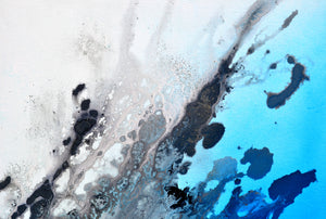 Astral Love 30 Large Textured Monochrome Abstract