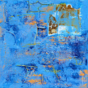 Traces of Gold (2025) Acrylic painting by Edelgard Schroer