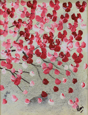 Spring Days in Japan (2025) Acrylic painting by Edelgard Schroer