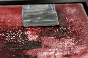 Metallic Echoes (2025) Acrylic painting by Edelgard Schroer