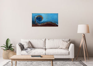 Flow of Time (2025) Acrylic painting by Edelgard Schroer