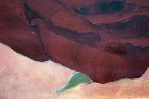 Crimson Grace (2025) Acrylic painting by Edelgard Schroer