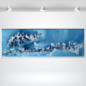 Azure Flow 2025 Acrylic painting by Edelgard Schroer