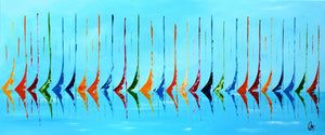 Sailing Symphony (2025) Acrylic painting by Edelgard Schroer