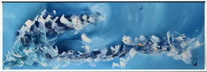 Azure Flow 2025 Acrylic painting by Edelgard Schroer