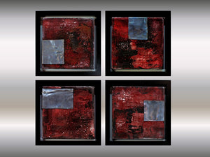 Metallic Echoes (2025) Acrylic painting by Edelgard Schroer