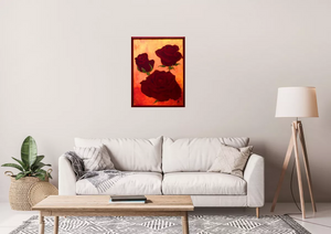 Crimson Grace (2025) Acrylic painting by Edelgard Schroer