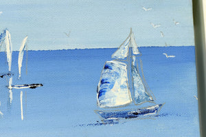 Ocean Breeze (2025) Acrylic painting by Edelgard Schroer