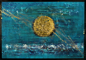 Solar Gold 2025 Acrylic Painting by Edelgard Schroer
