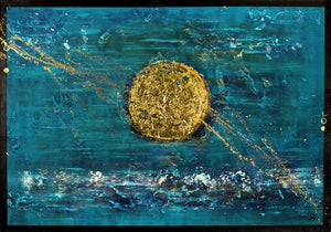 Solar Gold 2025 Acrylic Painting by Edelgard Schroer