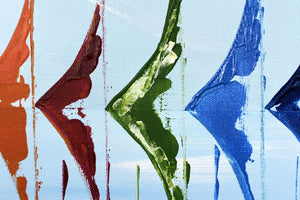 Sailing Symphony (2025) Acrylic painting by Edelgard Schroer