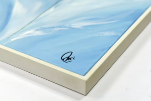 Flame Bloom II (2025) Acrylic painting by Edelgard Schroer