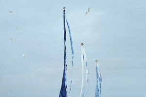 Sailing Silence (2025) Acrylic painting by Edelgard Schroer