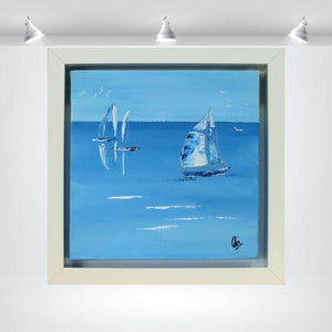 Ocean Breeze (2025) Acrylic painting by Edelgard Schroer