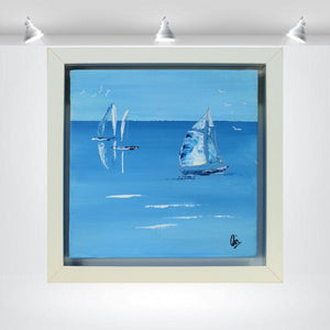 Ocean Breeze (2025) Acrylic painting by Edelgard Schroer