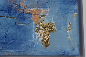 Traces of Gold (2025) Acrylic painting by Edelgard Schroer