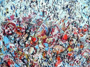 Wild Poppy Meadow Original Painting by Lesley Blackburn