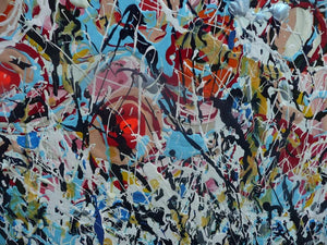 Wild Poppy Meadow Original Painting by Lesley Blackburn