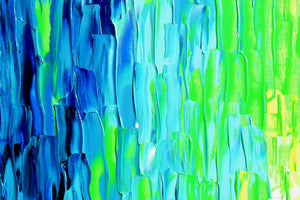 YGB - Bold Neon Abstract Painting Palette Knife