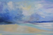 Fisherman’s Cove Original Atmospheric Seascape Painting
